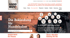 Desktop Screenshot of goodboy.de